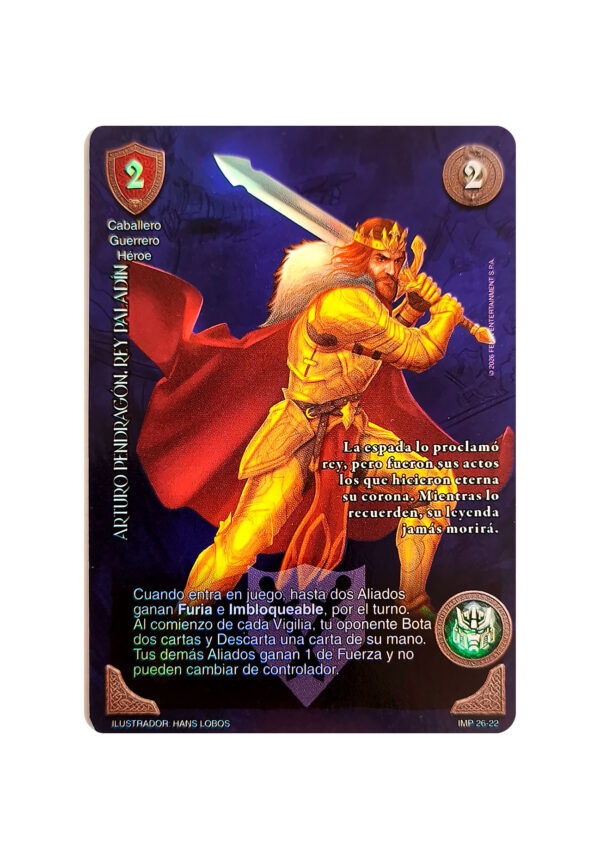 ARTURO PENDRAGON, REY PALADIN ARTURO PENDRAGON, REY PALADIN